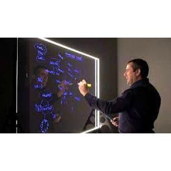 Преимущества и сферы применения прозрачной маркерной видео доски - lightboard